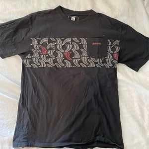 Black Men Quicksilver T Shirt Medium